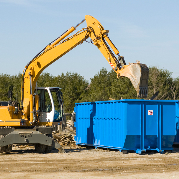 what size residential dumpster rentals are available in Taylor Creek Ohio